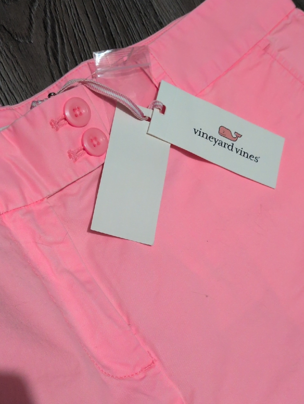 Vineyard Vines Neon Coral Dayboat Shorts Sz 12 3.5in Inseam Neon Orange Summer - Picture 3 of 6